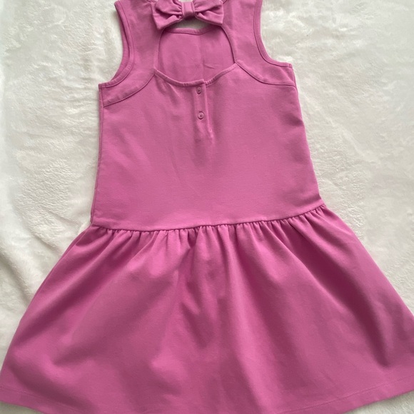 Janie and Jack Pink A-line Sundress with Sleeveless Design - Picture 3 of 4